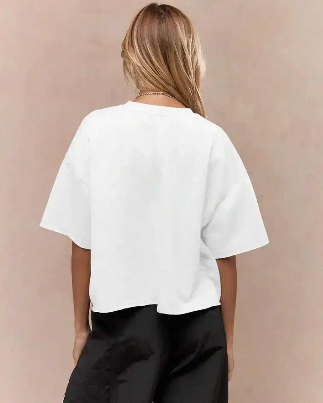 Women Drop-Shoulder Sleeves T-shirt